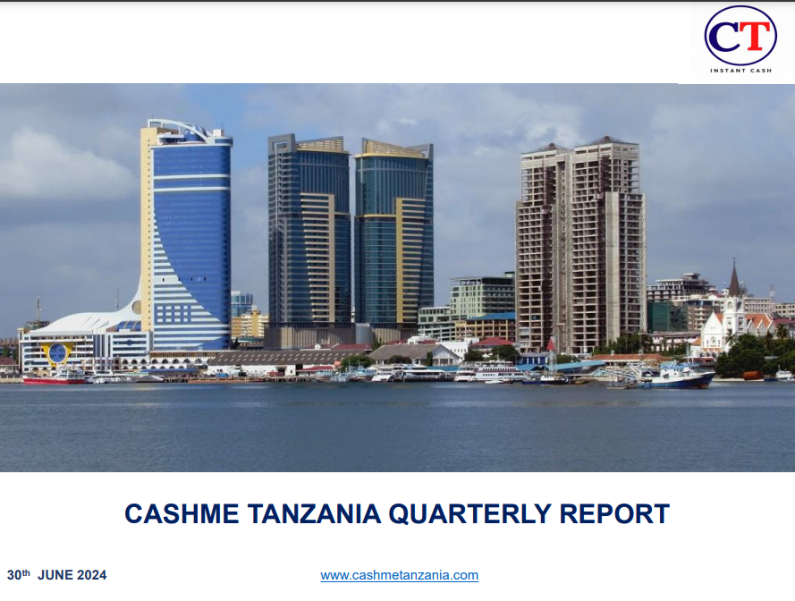 CashMe Tanzania Quarterly Report as of June 2024.